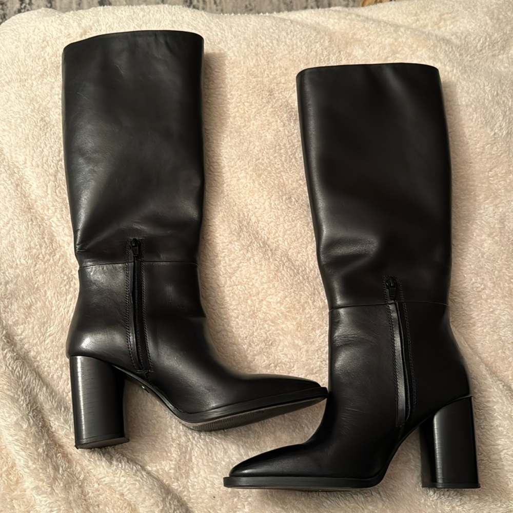 Zara tall black boots